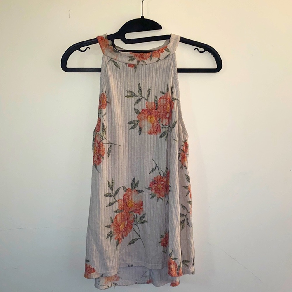 Cute floral tank top